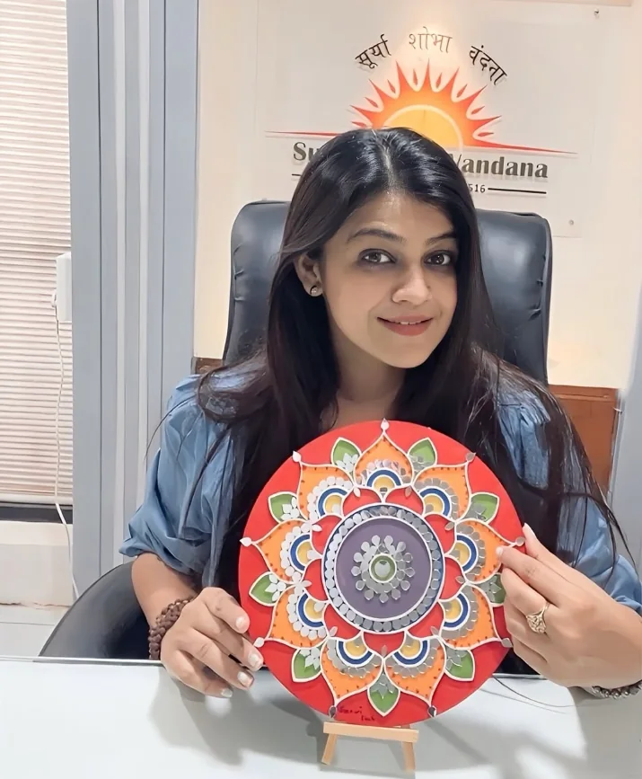 Arpita Shah representing SSV Foundation community work