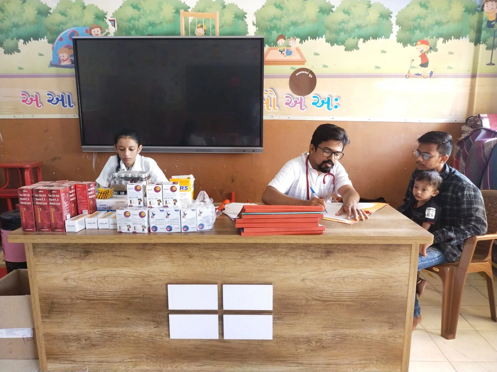 Community healthcare programs field activity in Gujarat