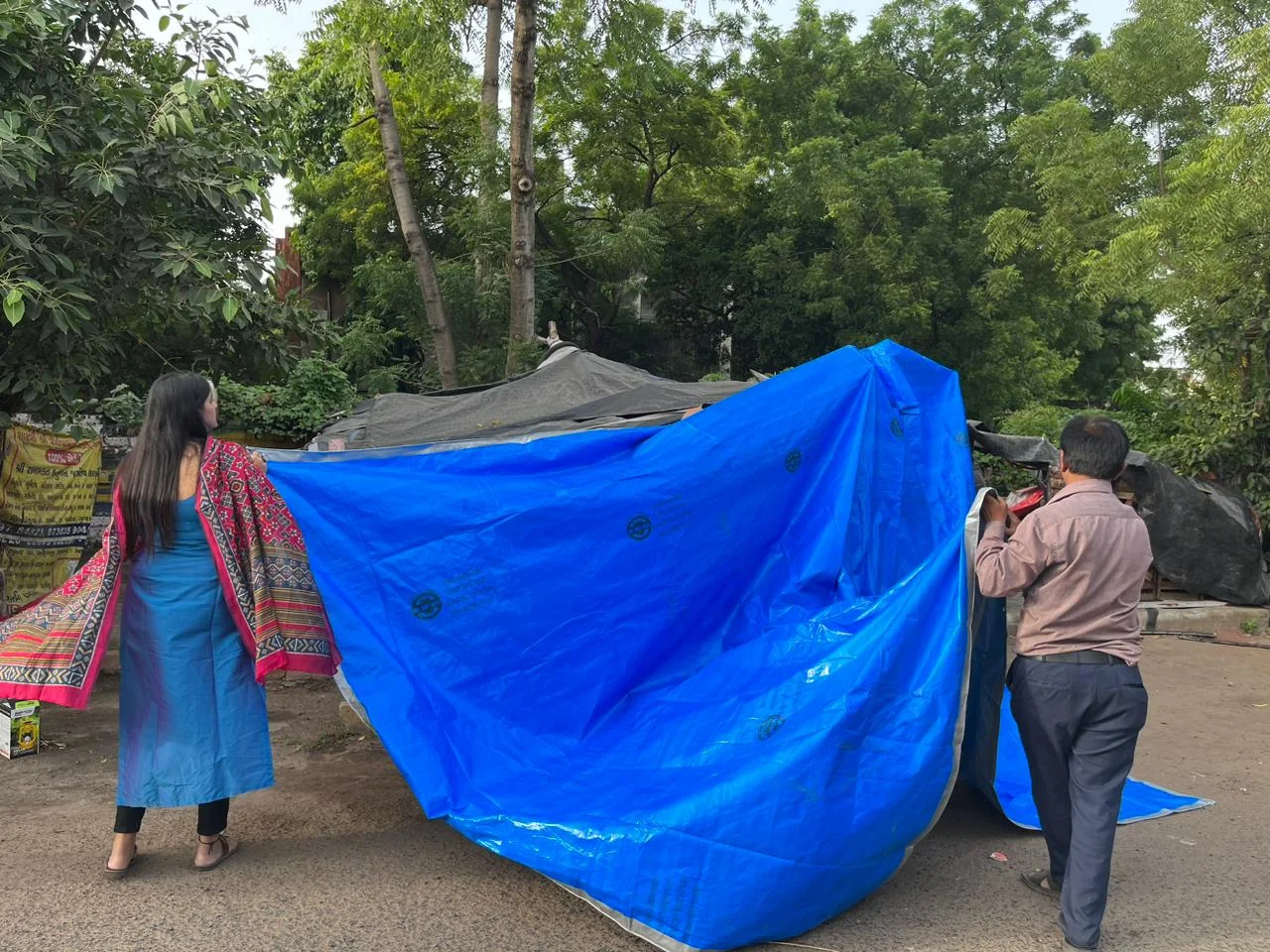 Community support initiative – Tarpulin Distribution